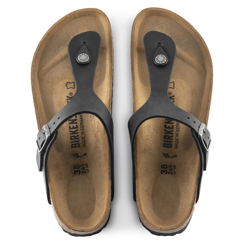 Birkenstock Gizeh Oiled Leather Black